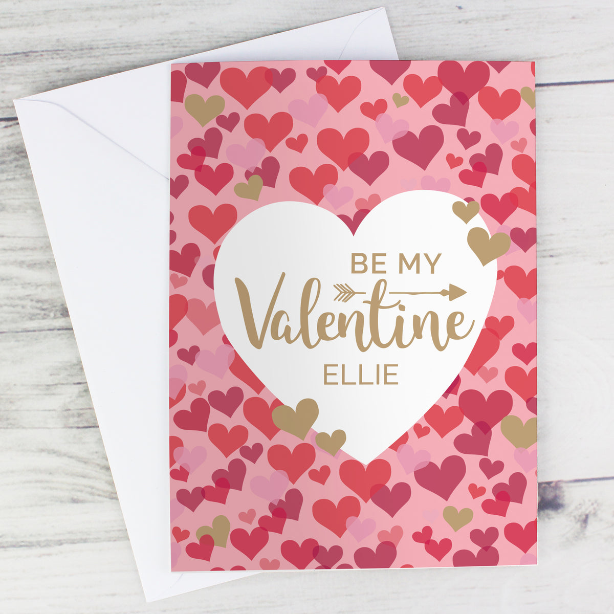 Personalised “Be My Valentine” Confetti Hearts Card | A Gorgeous Gift for Someone Special - Artfully Curated Creations and identify whats in the image