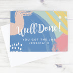 Personalised “Well Done!” Card | A Bright & Fun Way to Celebrate Their Success
