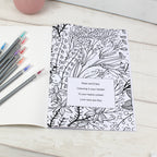 Personalised Gardening Zen Colouring Book | Relaxing Mindful Meditation Gift for Adults