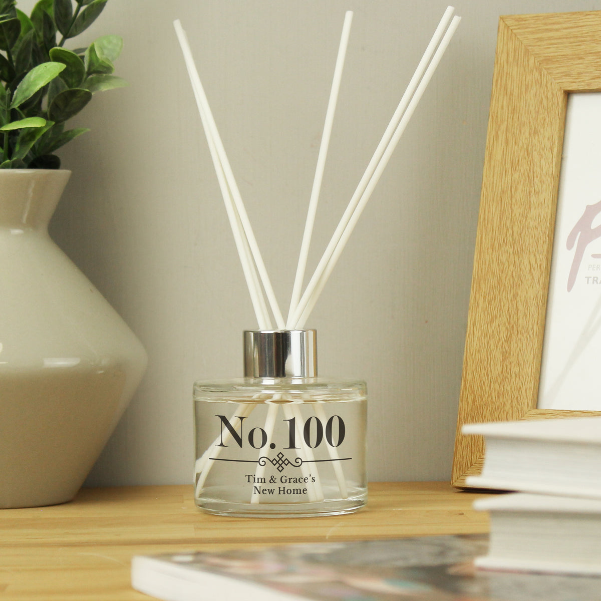 Personalised Reed Diffuser | A Beautifully Fragrant New Home Gift - Artfully Curated Creations and identify whats in the image