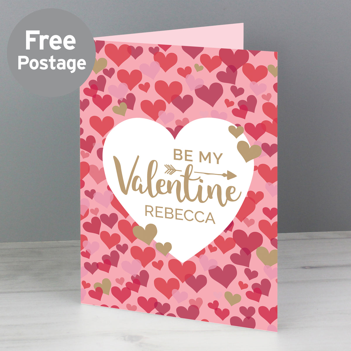 Personalised “Be My Valentine” Confetti Hearts Card | A Gorgeous Gift for Someone Special - Artfully Curated Creations and identify whats in the image