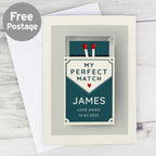 Personalised “My Perfect Match” Valentine’s Card | A Cute & Thoughtful Keepsake