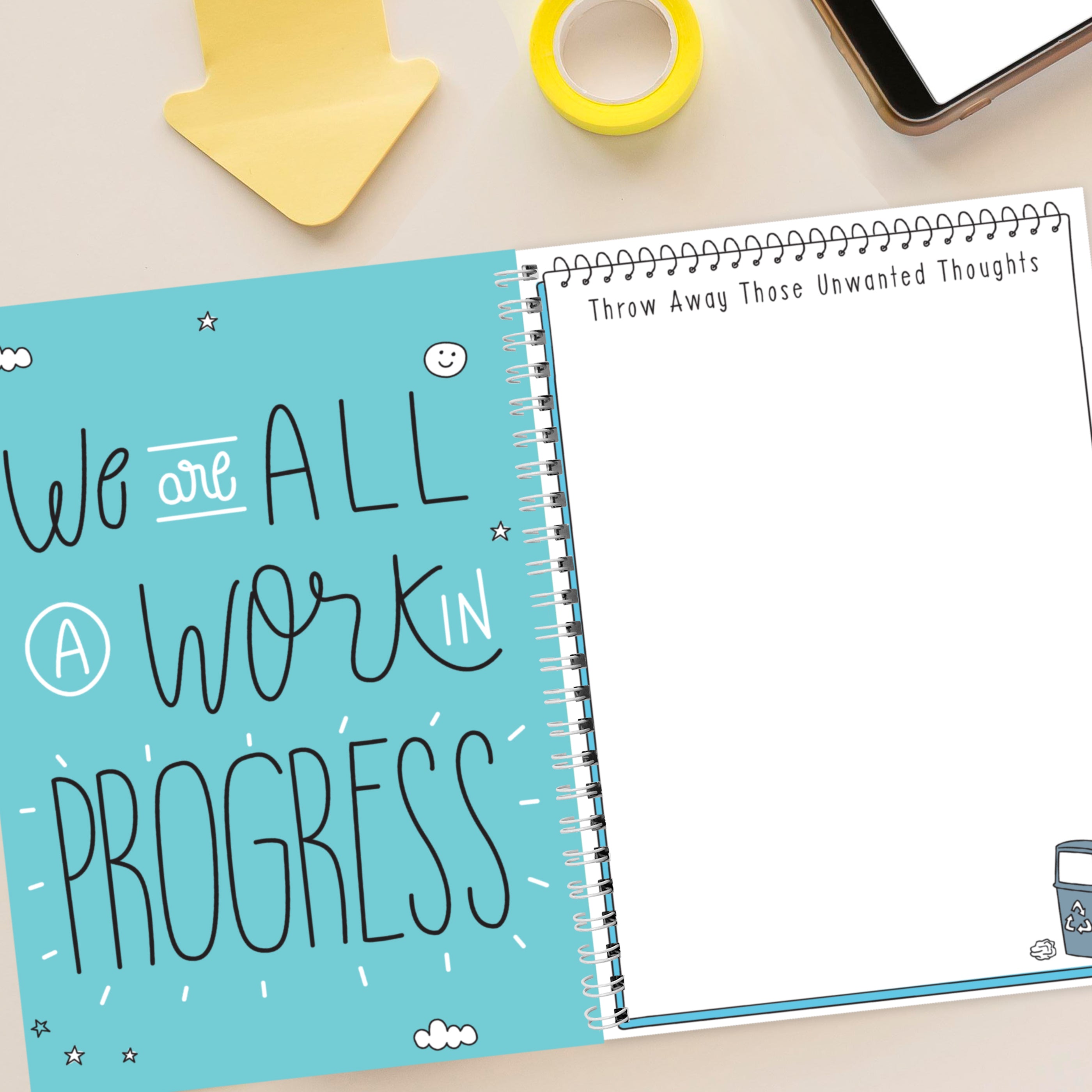 Personalised Mindfulness Journal | A Daily Space for Calm, Clarity & Positivity