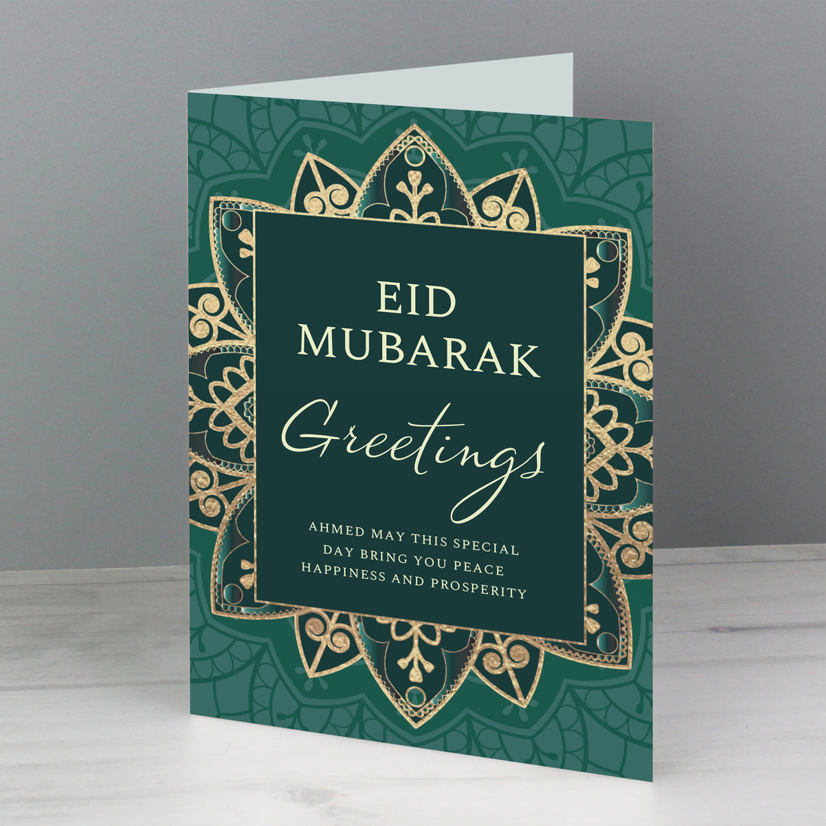 Personalised Eid Greeting Card | A Beautiful Way to Celebrate the End of Ramadan - Artfully Curated Creations and identify whats in the image