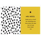 Personalised ‘World’s Best Teacher’ Greeting Card | A Thoughtful Way to Say Thank You