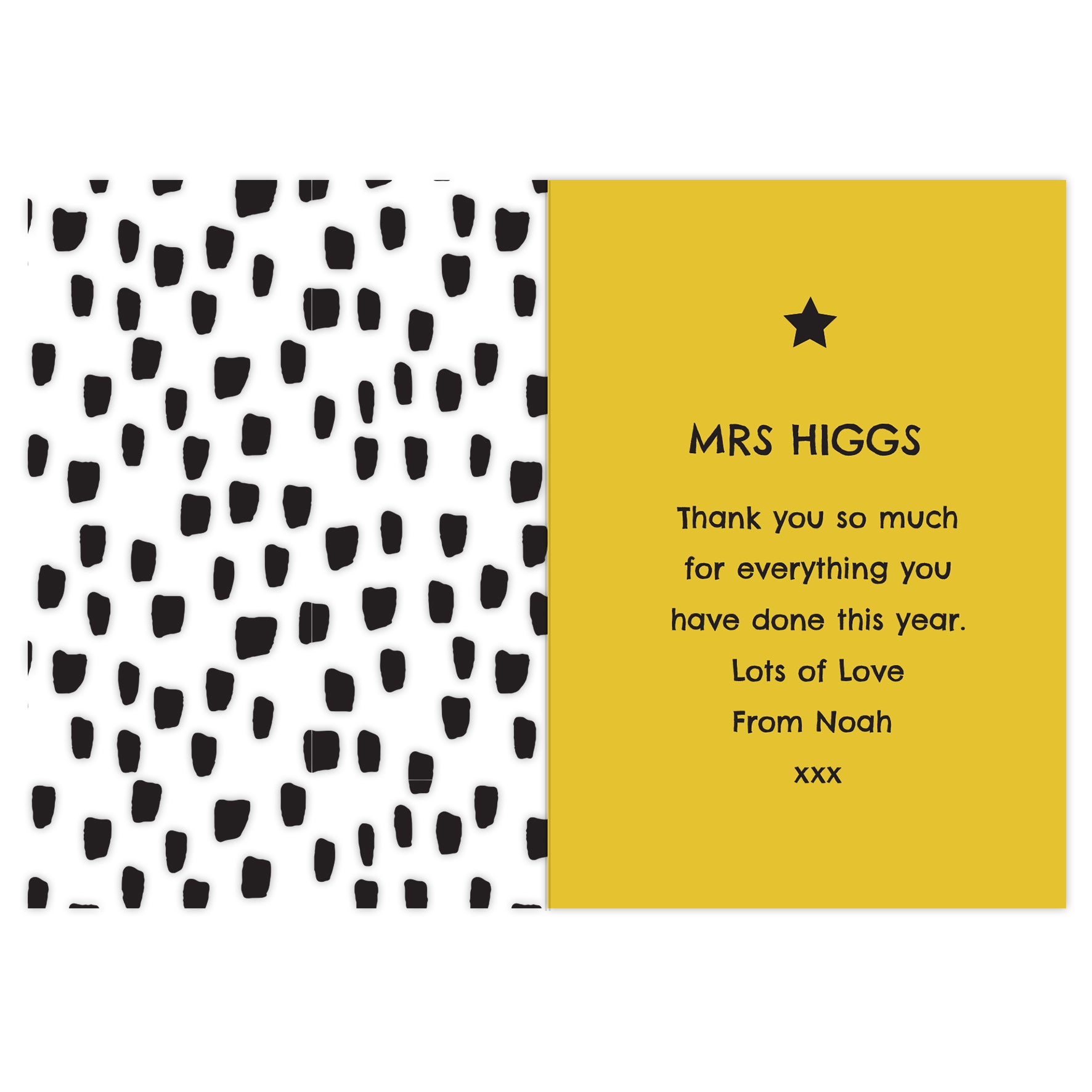 Personalised ‘World’s Best Teacher’ Greeting Card | A Thoughtful Way to Say Thank You