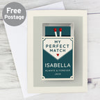 Personalised “My Perfect Match” Valentine’s Card | A Cute & Thoughtful Keepsake