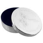 Personalised Birth Flower Round Trinket Box | A Meaningful Gift for Any Occasion