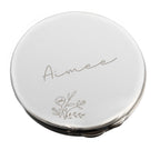 Personalised Round Compact Mirror | A Beautiful Gift for Any Occasion