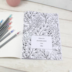 Personalised Gardening Zen Colouring Book | Relaxing Mindful Meditation Gift for Adults