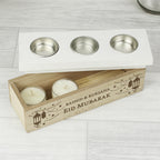 Personalised Triple Tealight Holder | Ramadan & Eid Gift