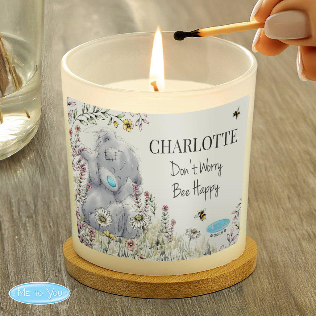 Me to You Wild Flowers & Bees Personalised Vanilla Candle | Mother’s Day Gift