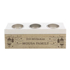 Personalised Triple Tealight Holder | Ramadan & Eid Gift