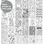 Personalised Gardening Zen Colouring Book | Relaxing Mindful Meditation Gift for Adults