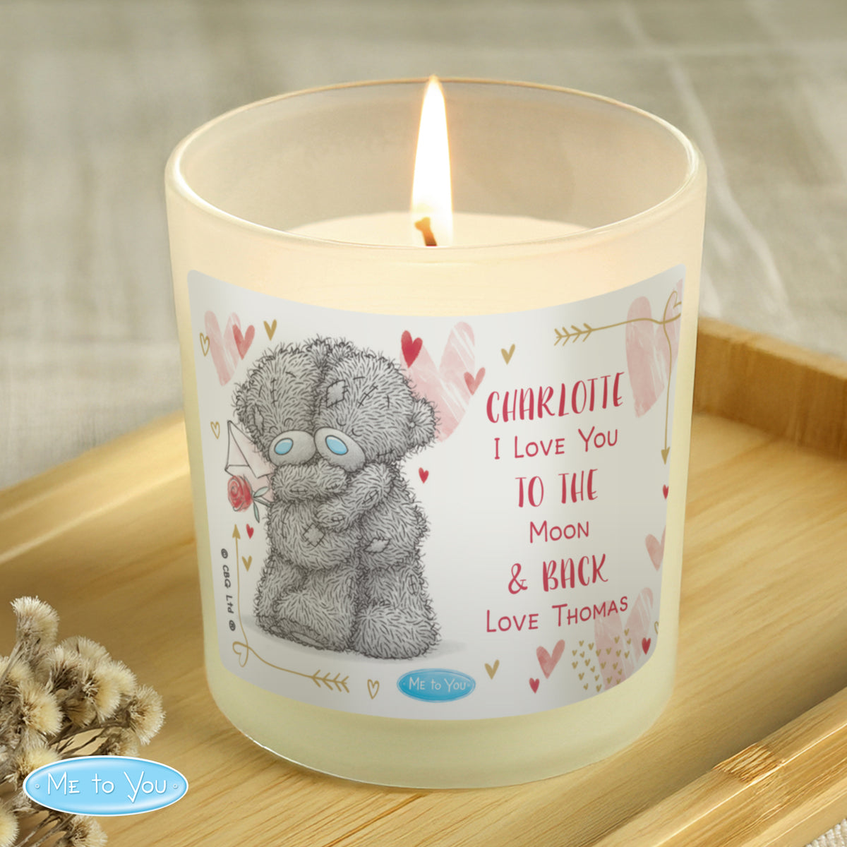 Personalised Vanilla Scented Candle | Custom 6 Line Message Gift - Artfully Curated Creations and identify whats in the image
