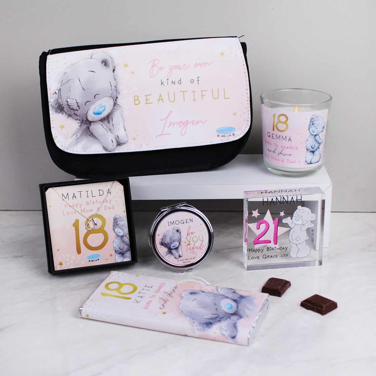 Personalised Me To You ‘Sparkle & Shine’ Necklace | Engraved Sentiment Box for Birthdays - Artfully Curated Creations and identify whats in the image