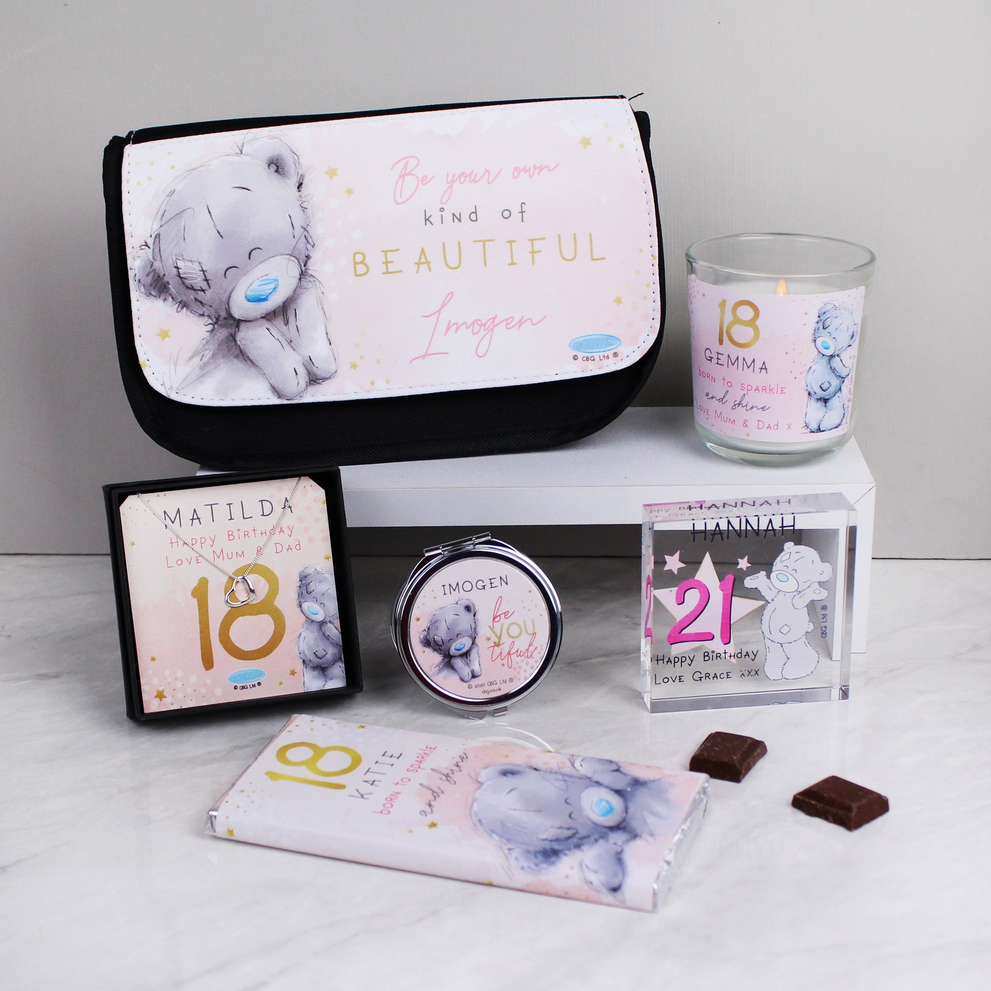 Personalised Me To You ‘Sparkle & Shine’ Necklace | Engraved Sentiment Box for Birthdays - Artfully Curated Creations and identify whats in the image