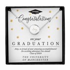 Personalised Graduation Necklace | Engraved Sentiment Card & Gift Box Keepsake