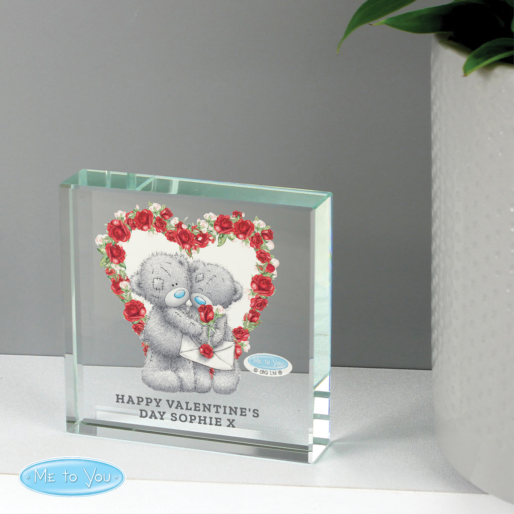 Personalised Me to You Valentine’s Crystal Token | A Beautiful Way to Say “I Love You”