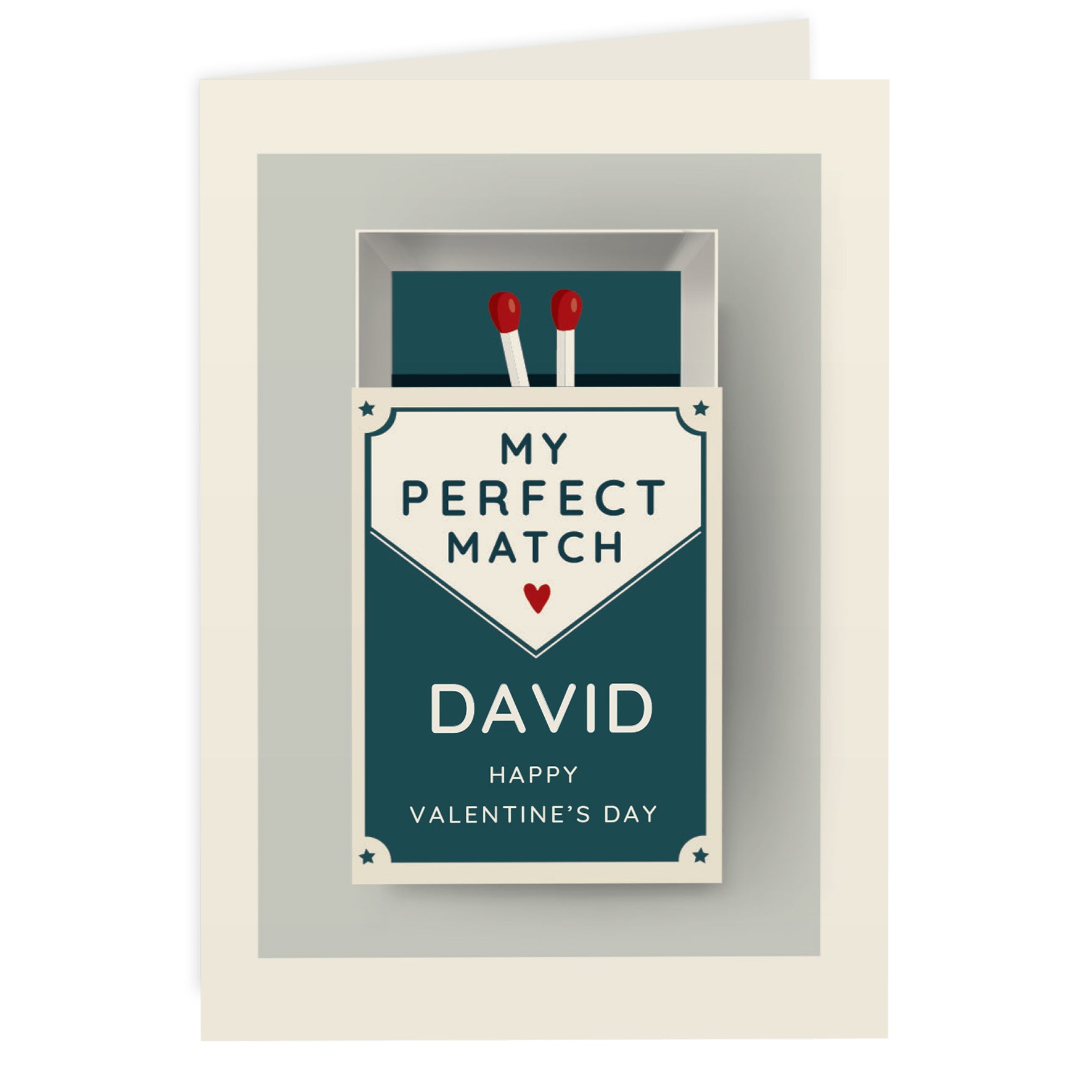 Personalised “My Perfect Match” Valentine’s Card | A Cute & Thoughtful Keepsake