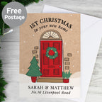 Personalised 1st Christmas in Your New Home Card | A Beautiful Way to Celebrate a Special Milestone