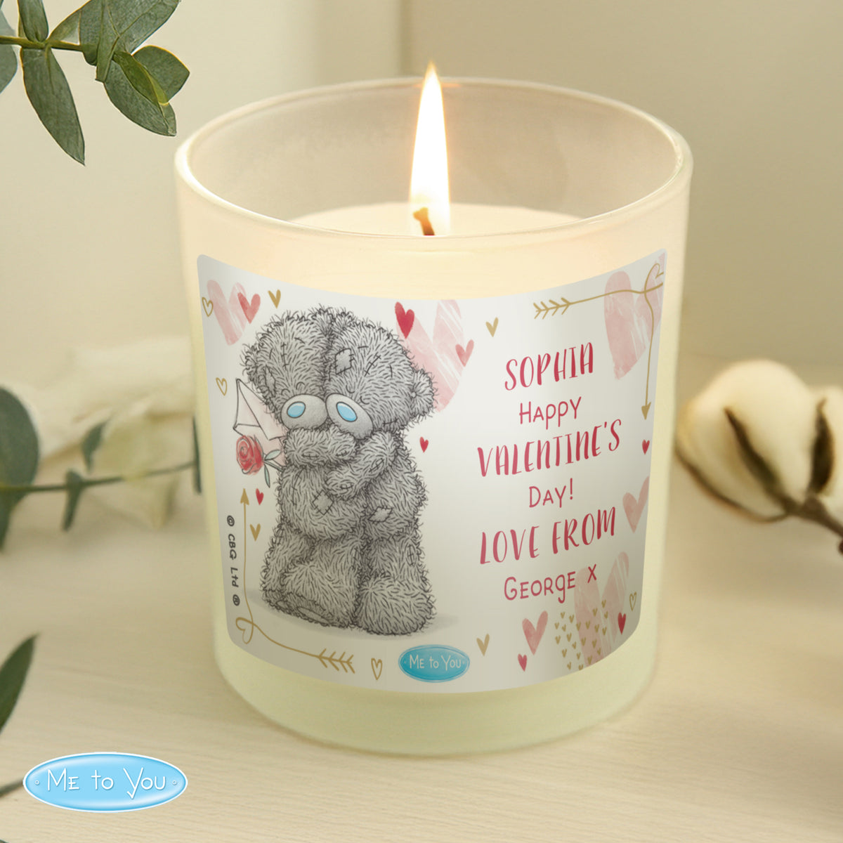 Personalised Vanilla Scented Candle | Custom 6 Line Message Gift - Artfully Curated Creations and identify whats in the image