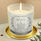 Personalised ‘Home Sweet Home’ Vanilla Jar Candle | A Lovely New Home Gift