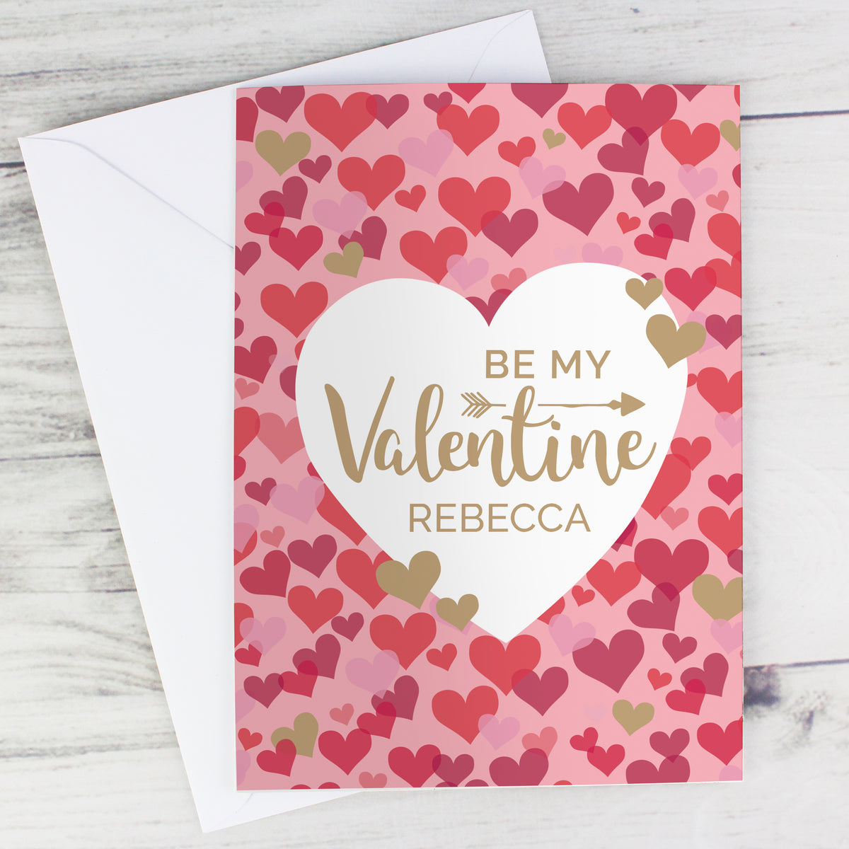 Personalised “Be My Valentine” Confetti Hearts Card | A Gorgeous Gift for Someone Special - Artfully Curated Creations and identify whats in the image
