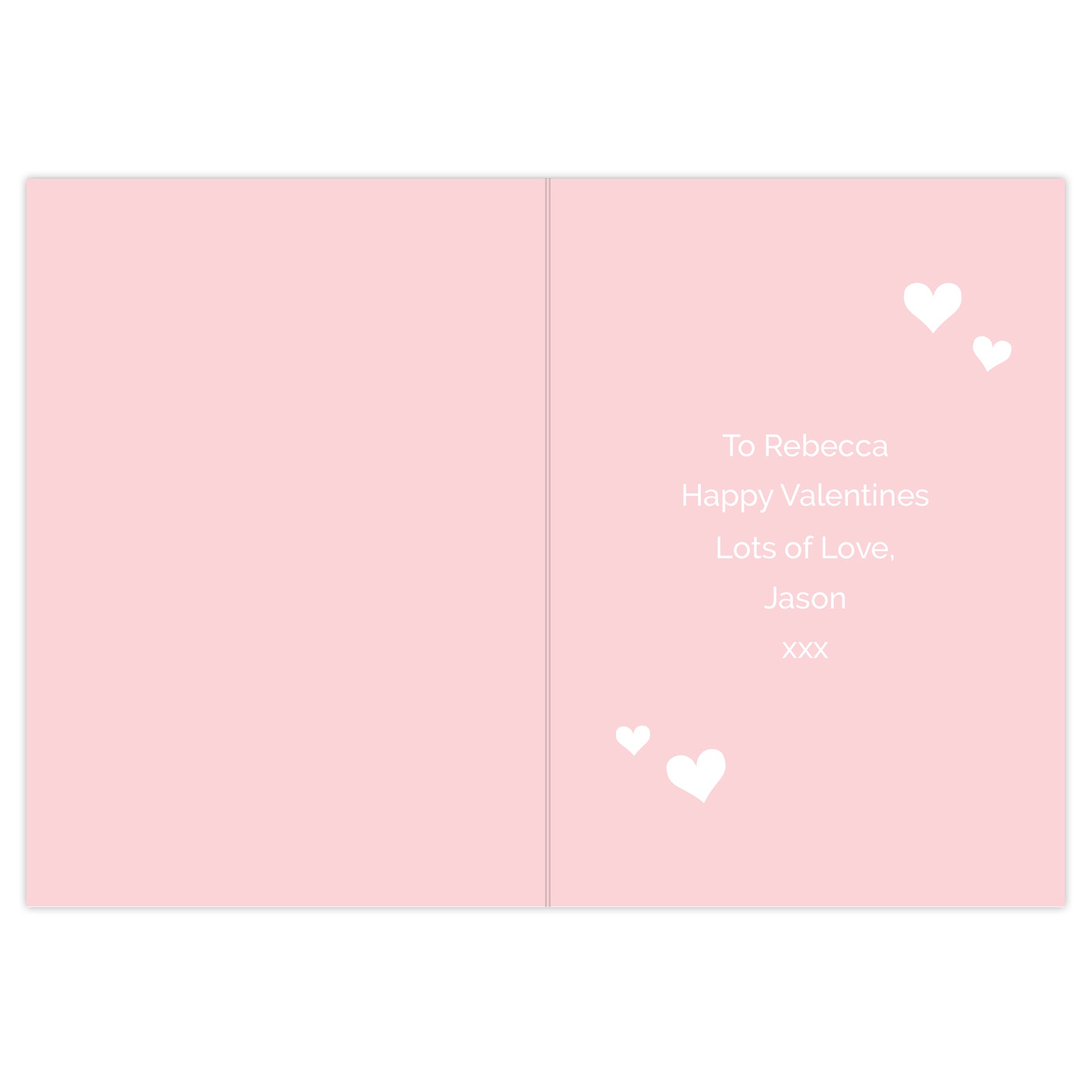 Personalised “Be My Valentine” Confetti Hearts Card | A Gorgeous Gift for Someone Special