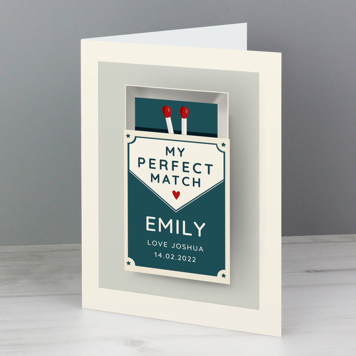 Personalised “My Perfect Match” Valentine’s Card | A Cute & Thoughtful Keepsake - Artfully Curated Creations and identify whats in the image