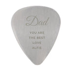 Personalised Stainless Steel Guitar Pick | The Perfect Gift for Any Music Lover