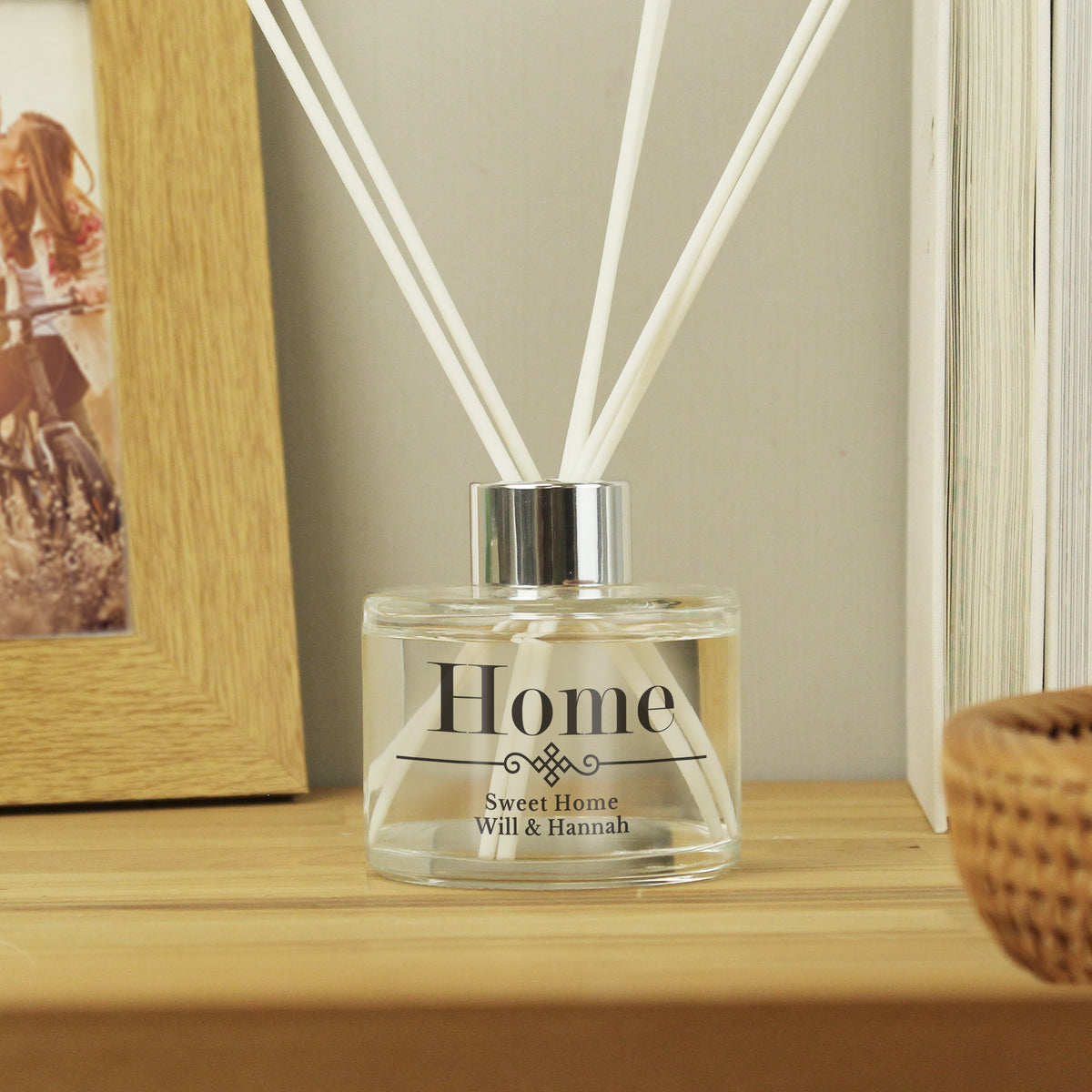 Personalised Reed Diffuser | A Beautifully Fragrant New Home Gift - Artfully Curated Creations and identify whats in the image