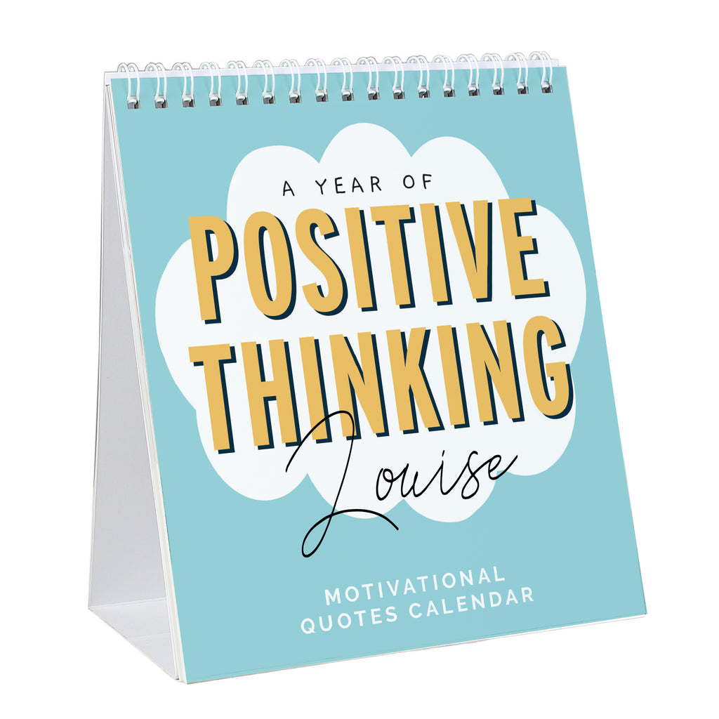 Personalised Fun Quotes Desk Calendar | A Bright & Cheerful Gift for Any Space