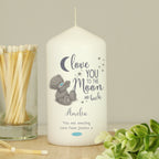 Me to You ‘Love You to the Moon and Back’ Personalised Pillar Candle