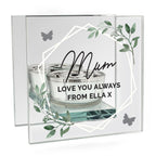 Personalised Mirrored Glass Tea Light Holder | A Modern & Thoughtful Gift