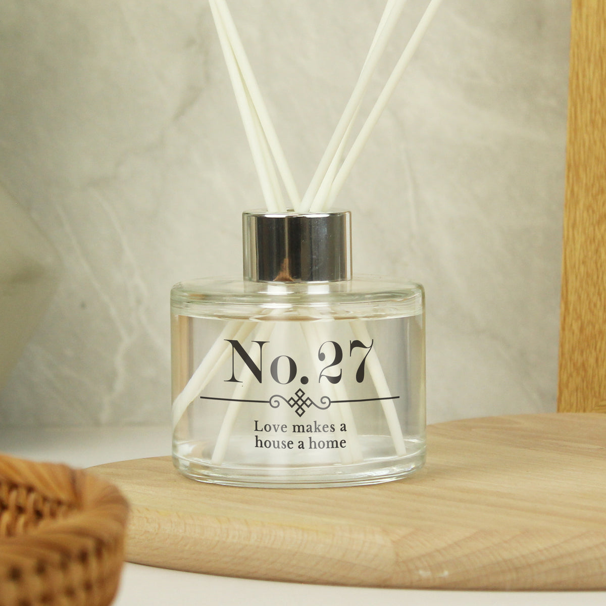 Personalised Reed Diffuser | A Beautifully Fragrant New Home Gift - Artfully Curated Creations and identify whats in the image