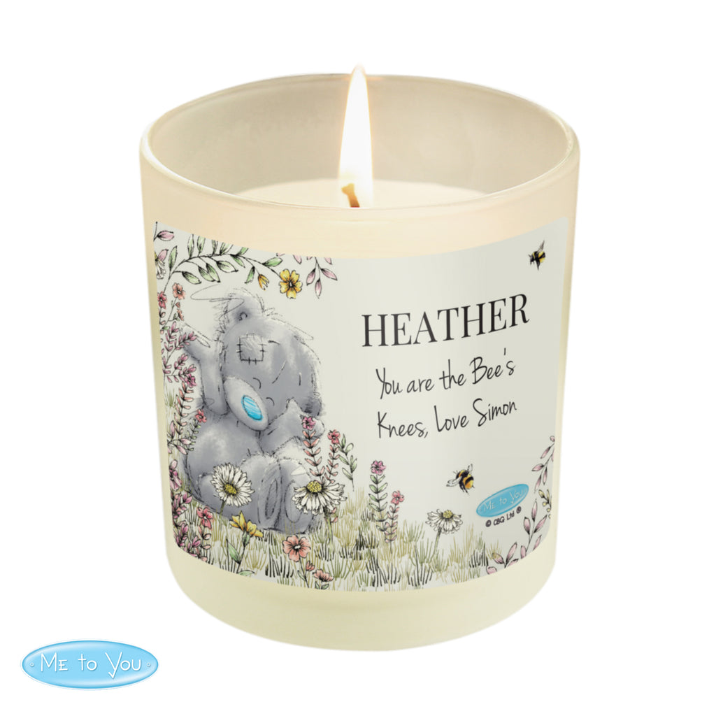 Me to You Wild Flowers & Bees Personalised Vanilla Candle | Mother’s Day Gift