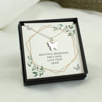Personalised Butterfly Necklace | Engraved Sentiment Card & Gift Box for Any Occasion