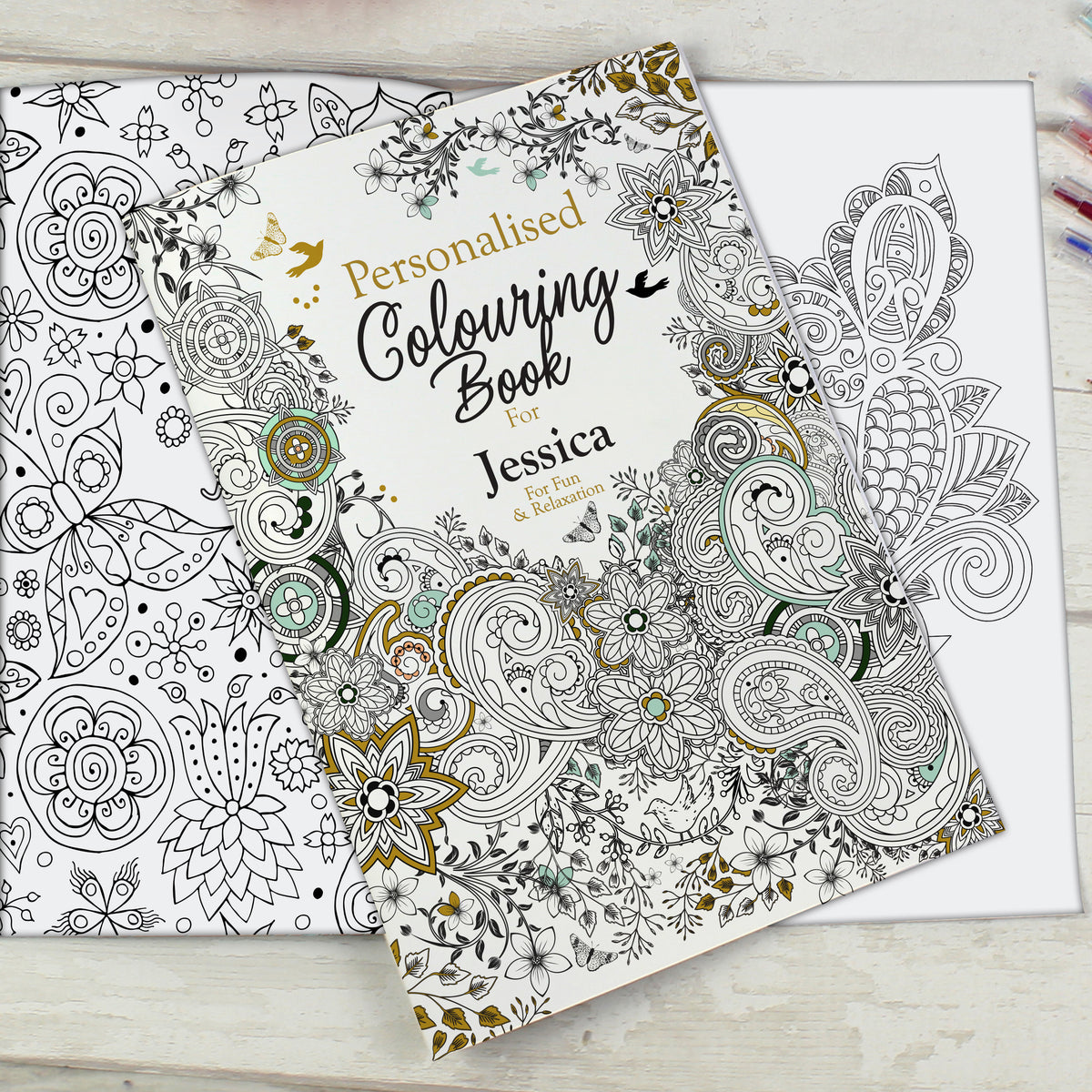 Personalised Botanical Zen Colouring Book | Relaxing Mindful Meditation Gift for Adults | Floral Gift For Nature Lovers - Artfully Curated Creations and identify whats in the image