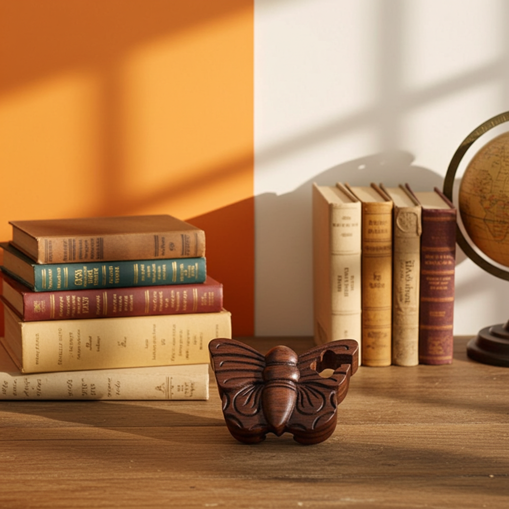 Bali Secret Trinket Storage Box - Butterfly