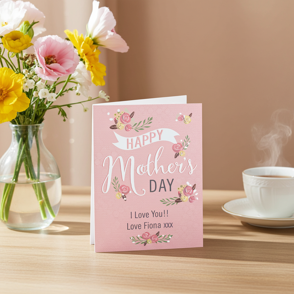 Personalised Mother’s Day Card | A Lovely Way to Celebrate Mum - Artfully Curated Creations and identify whats in the image