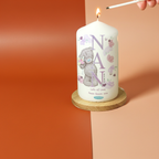 Me to You ‘NAN’ Personalised Pillar Candle |  A Heartfelt Gift For Nan