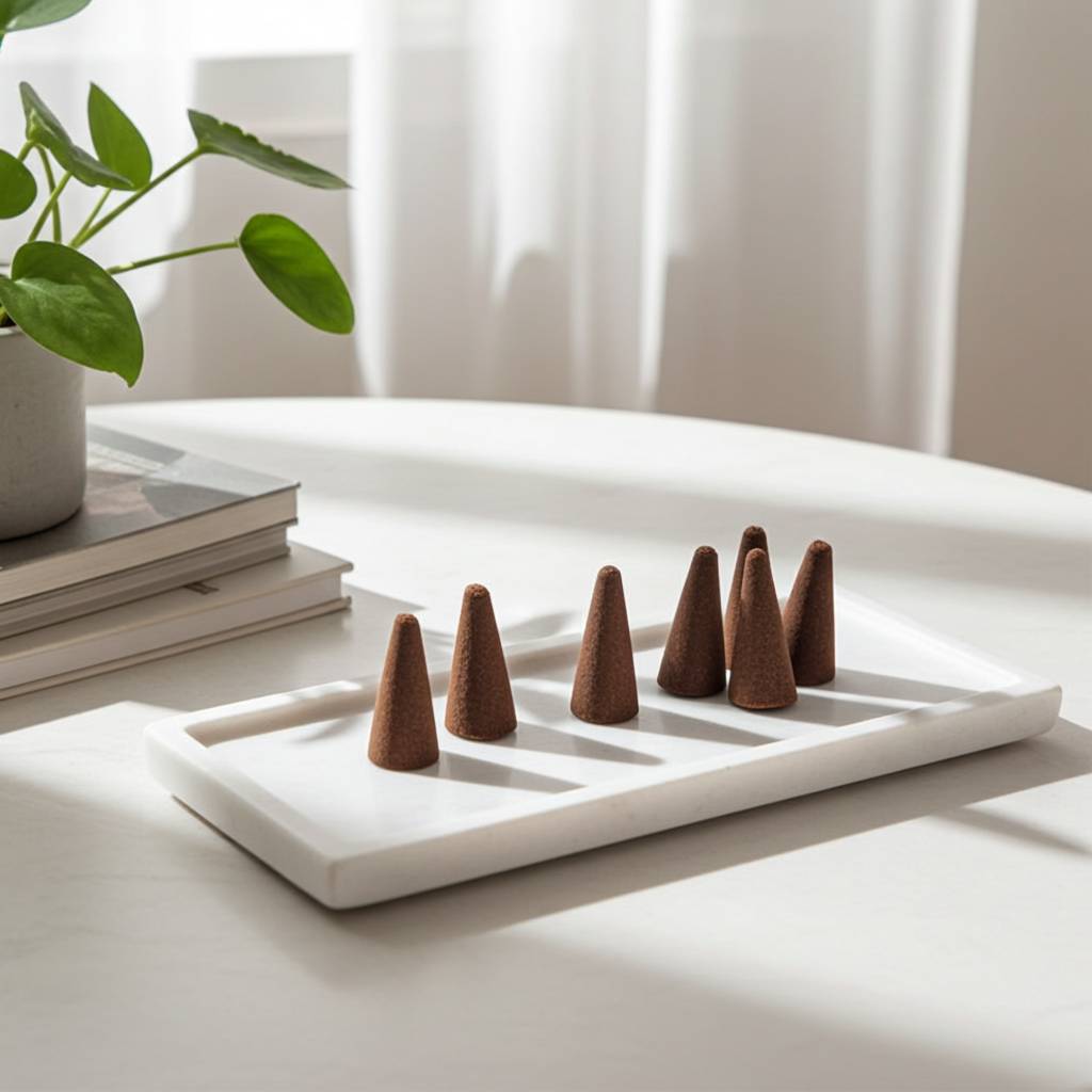 Plant Based Backflow Incense Cones - Artfully Curated Creations and identify whats in the image