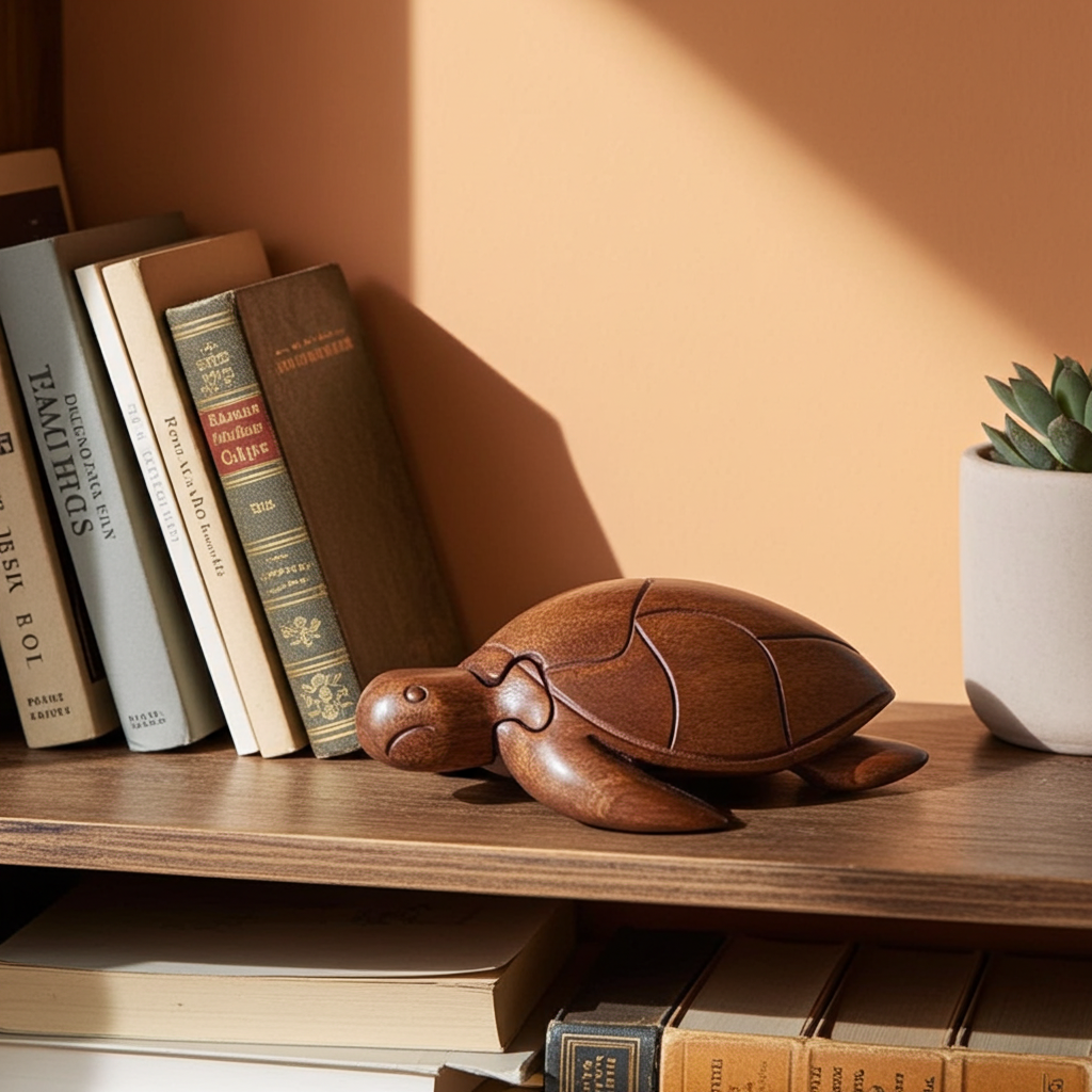 Bali Secret Trinket Storage Box - Sea Turtle