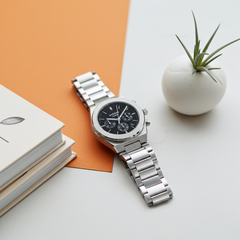 Personalised Men's Orbix Luxury Handcrafted Watch By Architect London | Modern Font Engraving | A Personal Gift