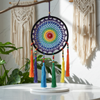 Small Pastel Rainbow Dream Catcher