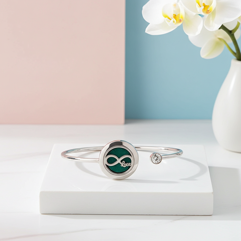 Aromatherapy Diffuser Bracelet - 20mm - Artfully Curated Creations and identify whats in the image