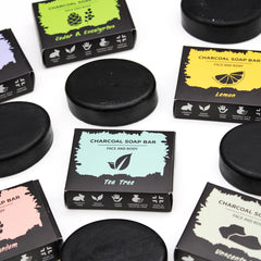Charcoal Face & Body Soap Bar 85g | Multiple Scents Available